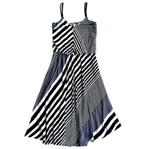 Julie’s Closet | NWT Spaghetti Strap Sundress Black/White Stripe S